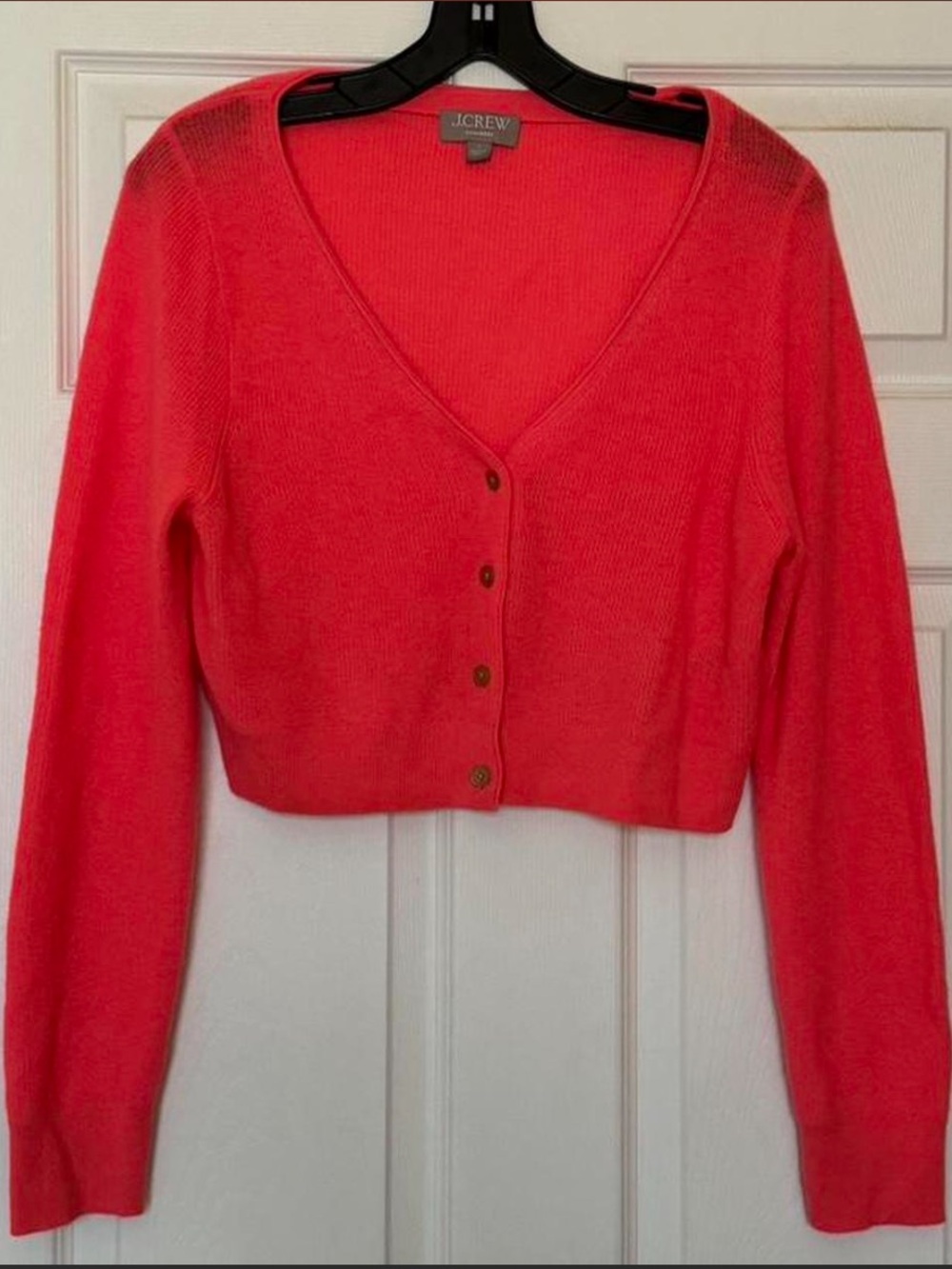 Cashmere J. Crew Cropped Cardigan